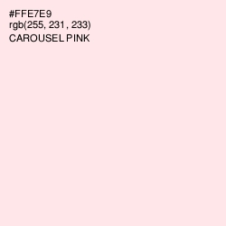 #FFE7E9 - Carousel Pink Color Image
